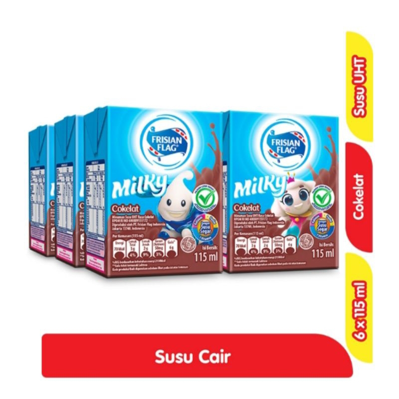

Frisian Flag Milky 6*115 ml