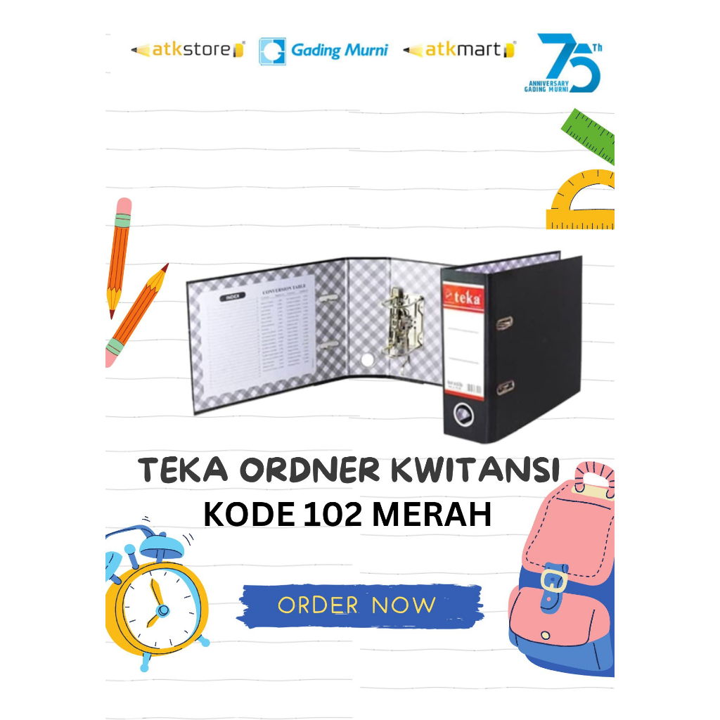 

ODNER TEKA MERAH/ODNER TEKA HIJAU/TEKA ORDNER