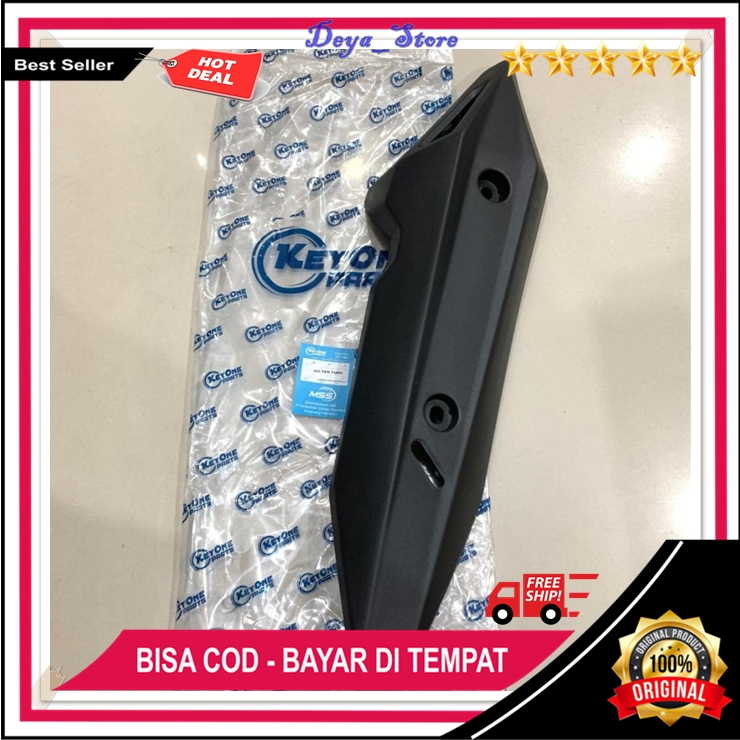 Cover Tutup Knalpot Honda New Vario 125 150 2018 2021 Ori Tutup Tameng Knalpot New Vario LED Origina
