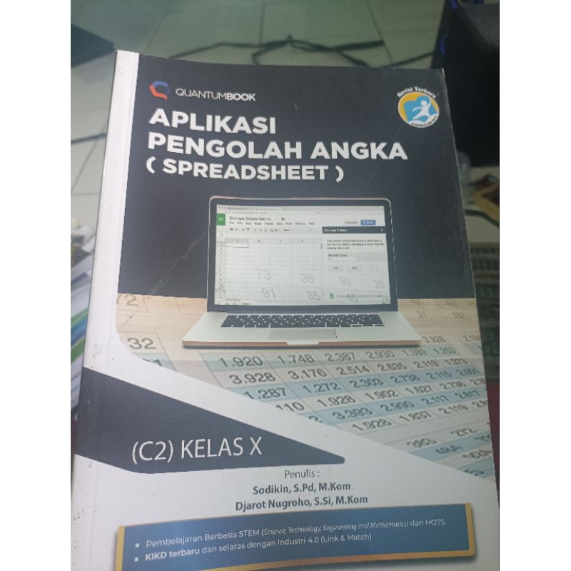 APLIKASI PENGELOLA ANGKA {SPREADSHEET} KELAS 10 C2 QUANTUMBOOK
