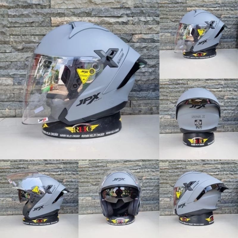 HELM JPX NOVA POLOS | jPX NOVA SOLID ] JPX HALF FACE