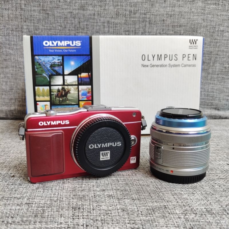 Olympus E-PM2 EPM2  Kit 14-42mm II R MSC Kamera Mirrorless Murah