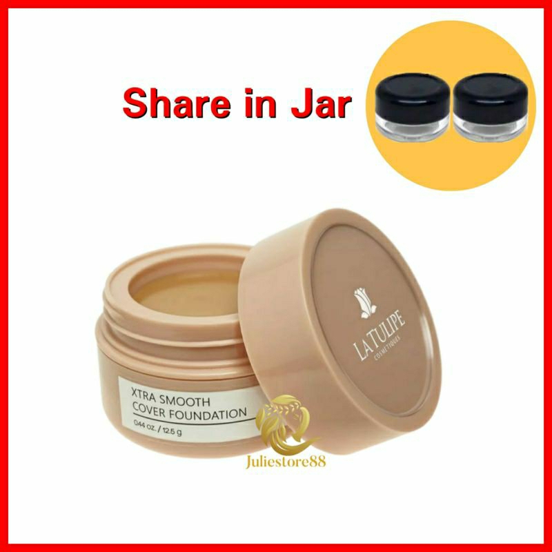 (SHARE IN JAR) La Tulipe Xtra Smooth Cover Foundation