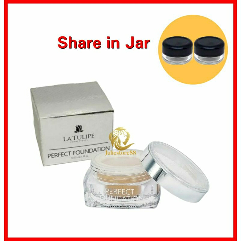 (SHARE IN JAR) La Tulipe Perfect Foundation