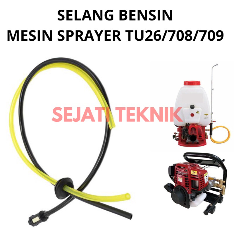 Selang bensin mesin sprayer tu26 fuel pipe assy sprayer tu26 708 709 spare part sprayer tu26 708 709