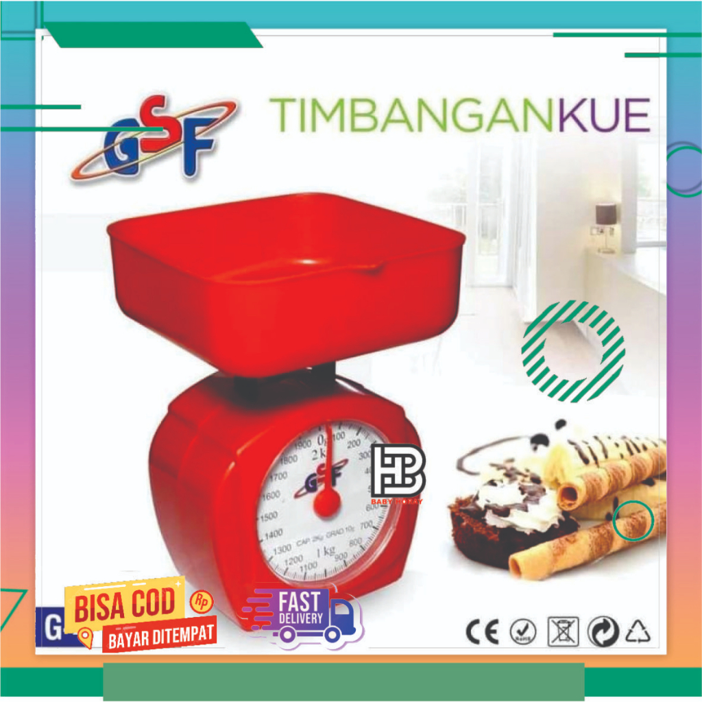 TIMBANGAN KUE / TIMBANGAN DAPUR MANUAL / KITCHEN SCALE / TIMBANGAN KUE MANUAL GSF 4016