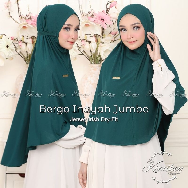 Bergo Inayah Jumbo by Kimikey Hijab