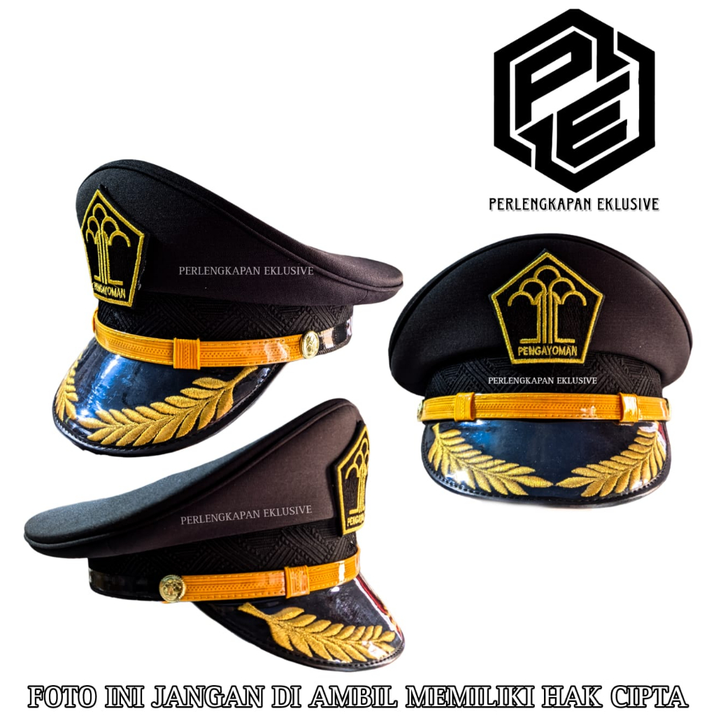 PET PDU PENGAYOMAN = TOPI PET PDU PENGAYOMAN - PET PDU KEMENKUMHAM = TOPI PET PDU KEMENKUMHAM