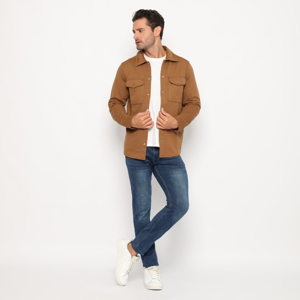 Carlos Moreno Jaket Comfort Kancing Metal Outer Casual JKM 190103