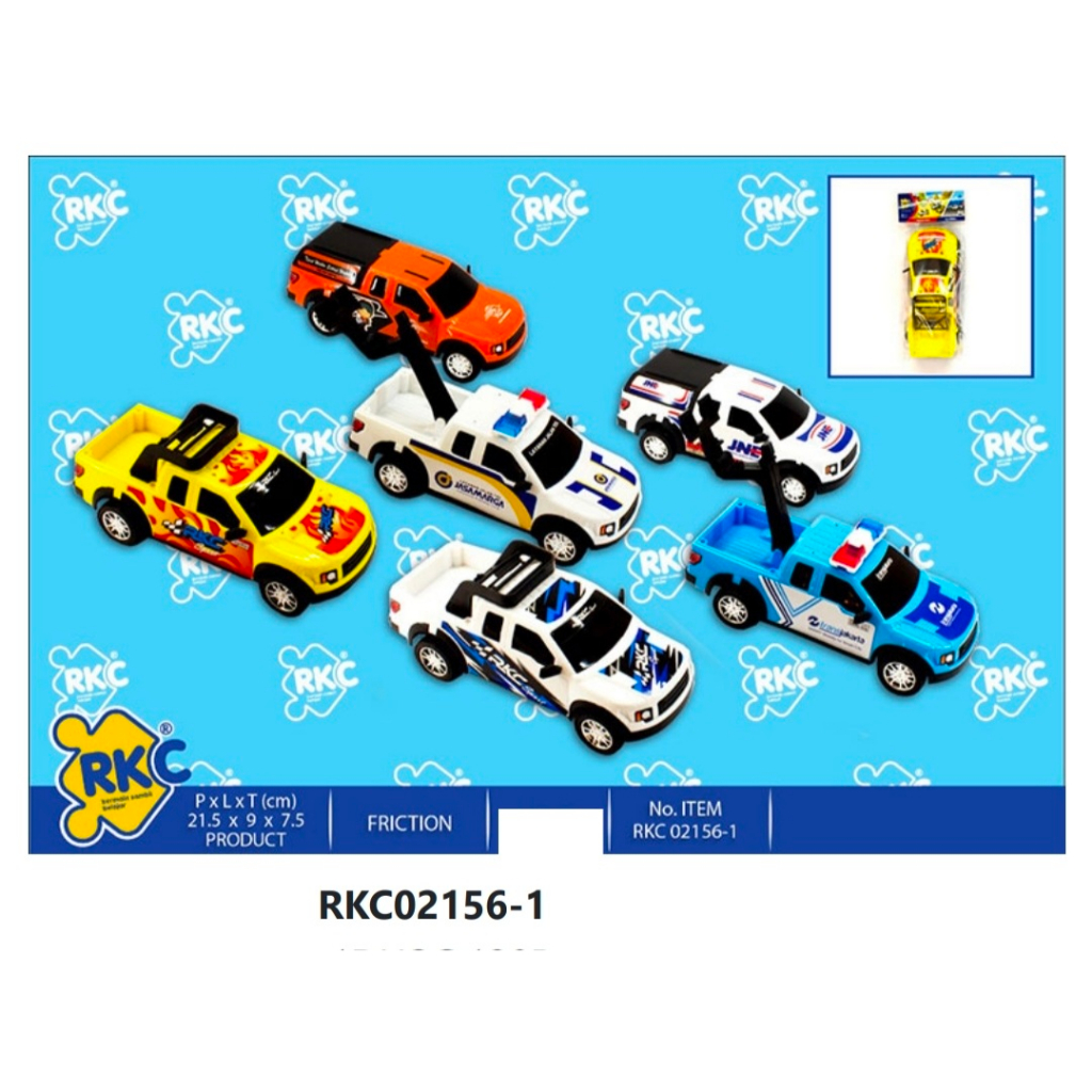 MAINAN MOBIL SEDAN PICK UP POLISI RKC021561