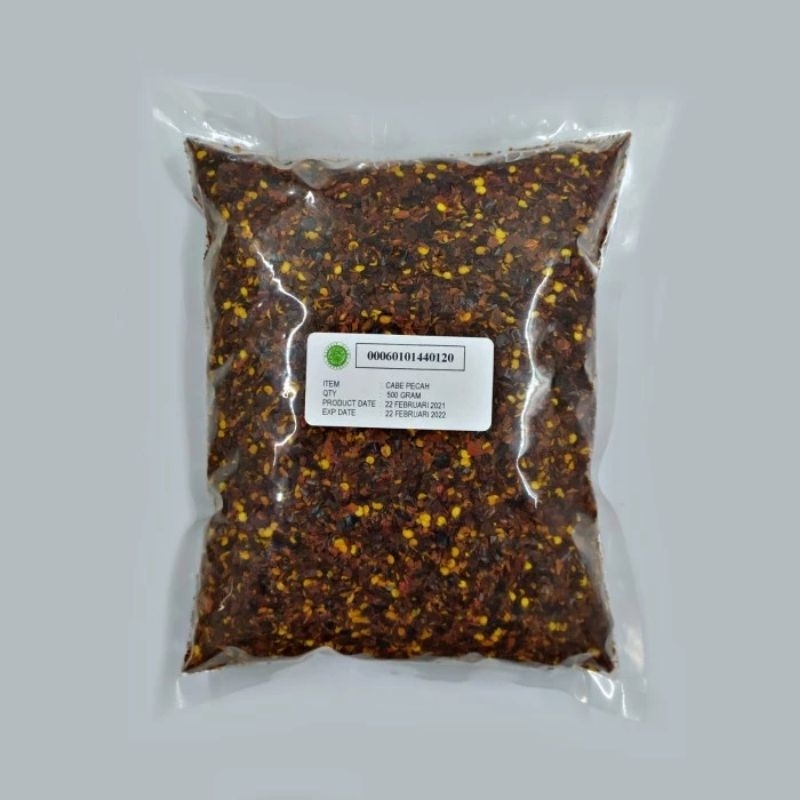 

Cabe Pecah / Chili Flake 500 Gram 100% Asli