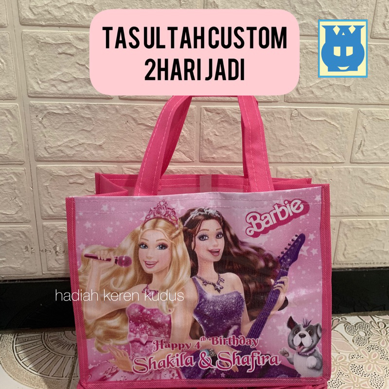 

TAS ULANG TAHUN CUSTOM 2HARI JADI / TAS ULTAH BARBIE