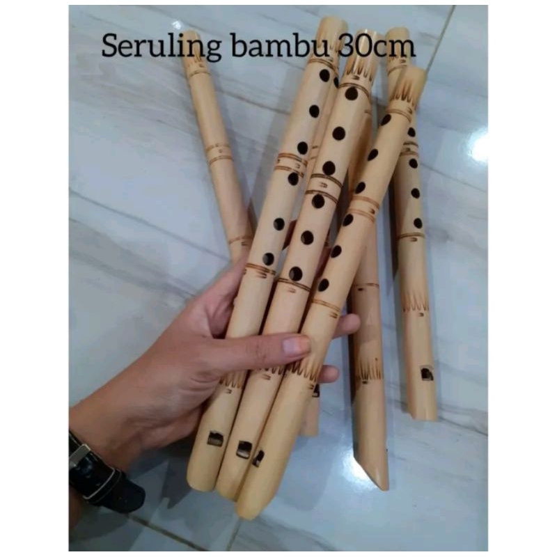 SERULING/SULING TRADISIONAL BAMBU 6 LUBANG & SULING BURUNG PERKUKUT