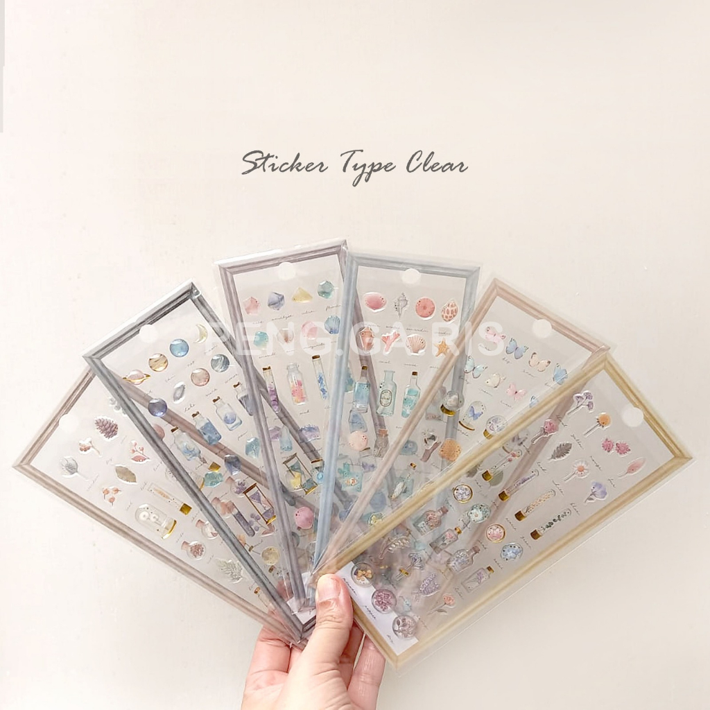 

Type Clear Sticker - Stiker Tansparan Motif