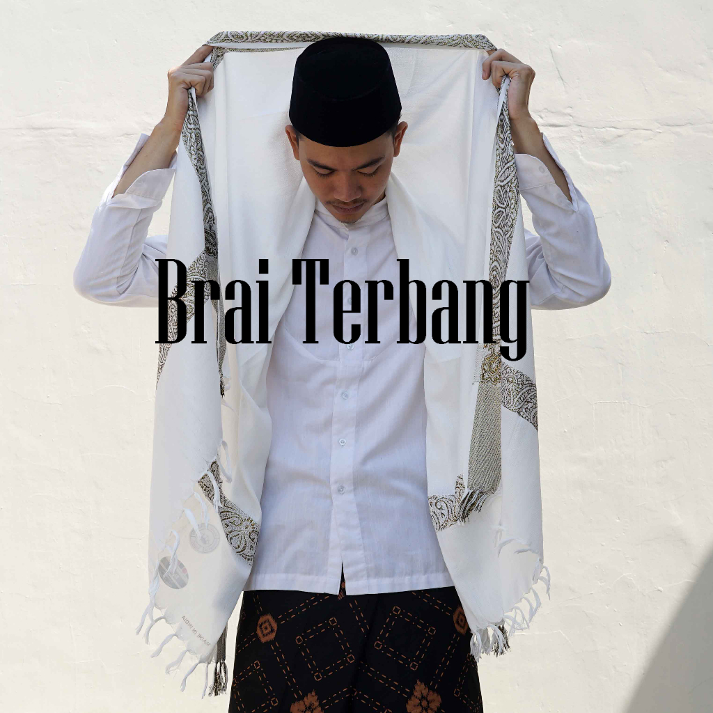 Sorban kashmiri shawl panjang loncer bahan wool full bordir