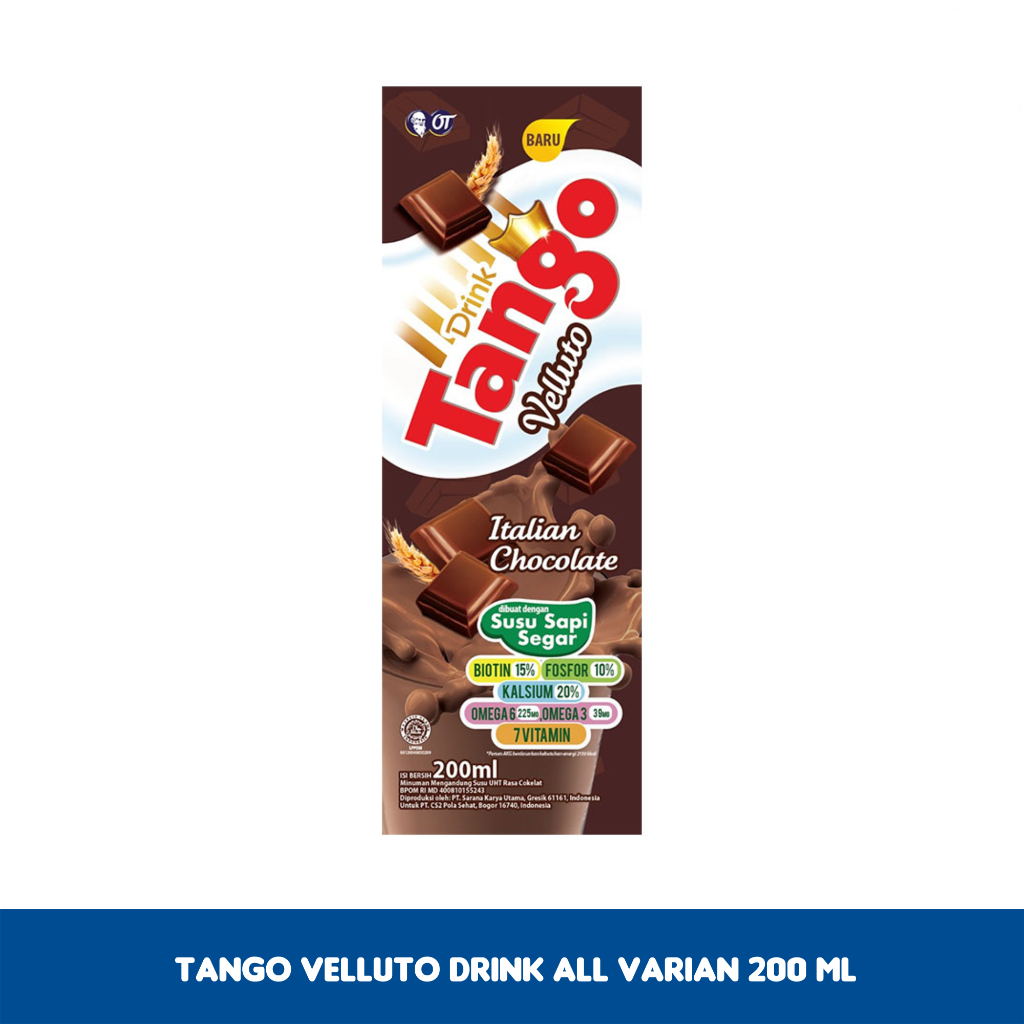 

Tango Velluto Drink All Varian 200 ml