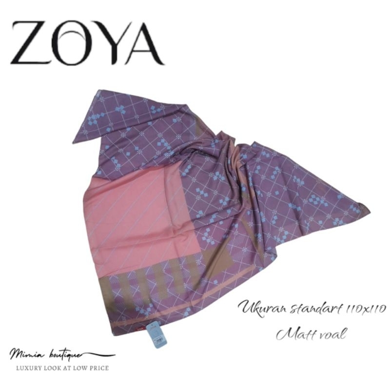 ZOYA HALINA KERUDUNG MOTIF HIJAB SEGIEMPAT PROMO MURAH