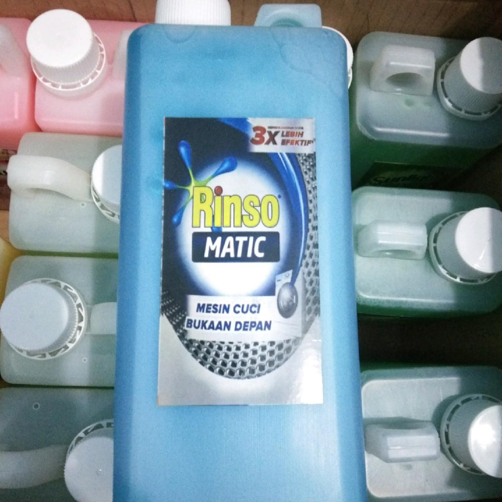 Sabun Detergen Cair Cuci Pakaian Curah Jerigen 1 Liter ( Matic - Biru )
