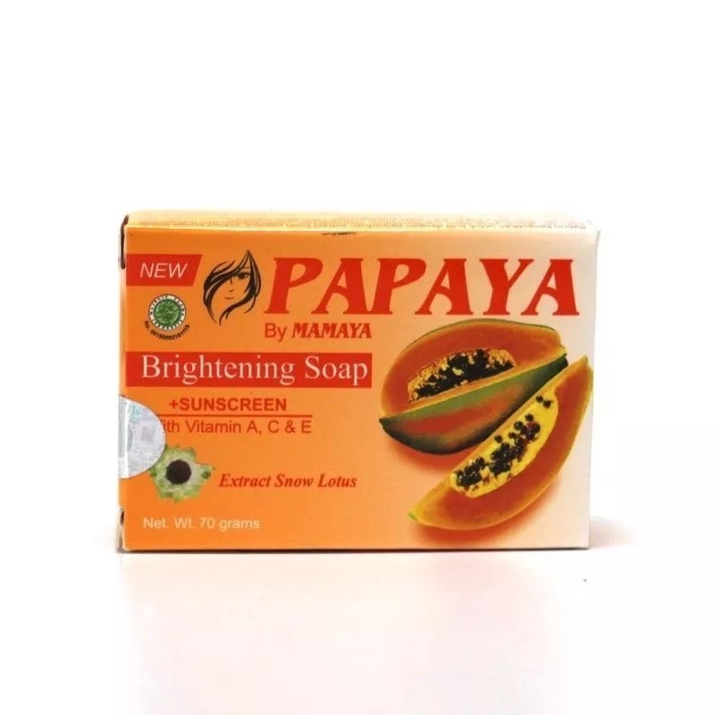 RDL SABUN PAPAYA BY MAMAYA SABUN RDL WHITENING SOAP ORIGINAL BPOM