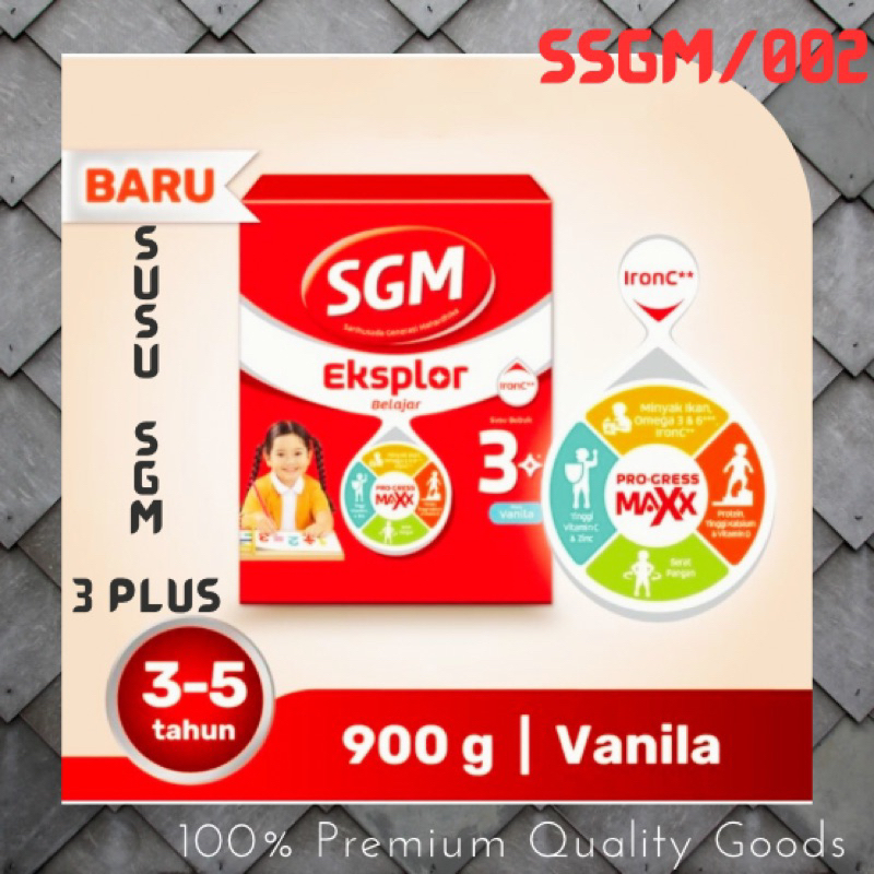 

SUSU SGM EKSPLOR 3 PLUS VANILA 900GR