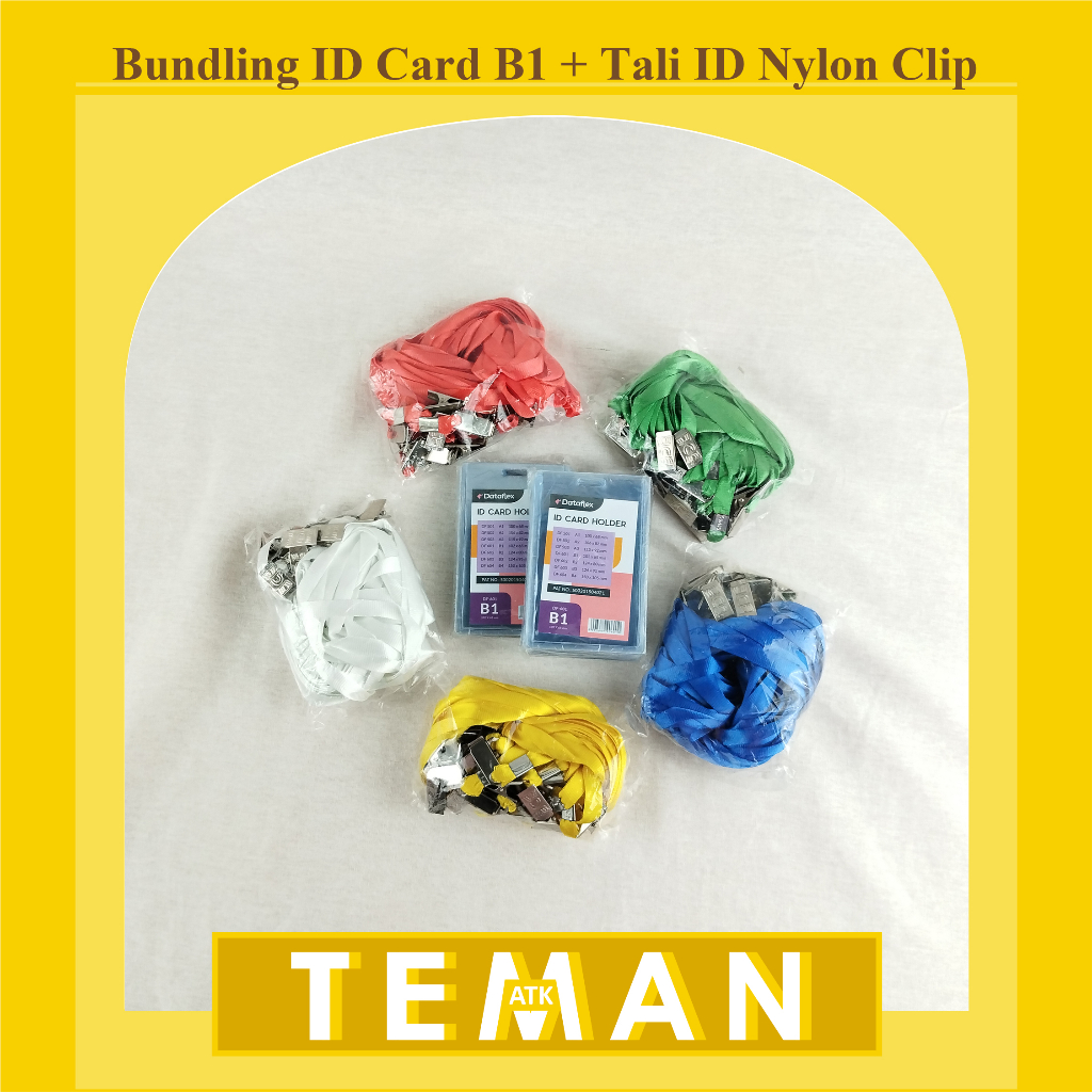 

Bundling ID Card B1 + Tali Nylon Clip Besi (NYL)