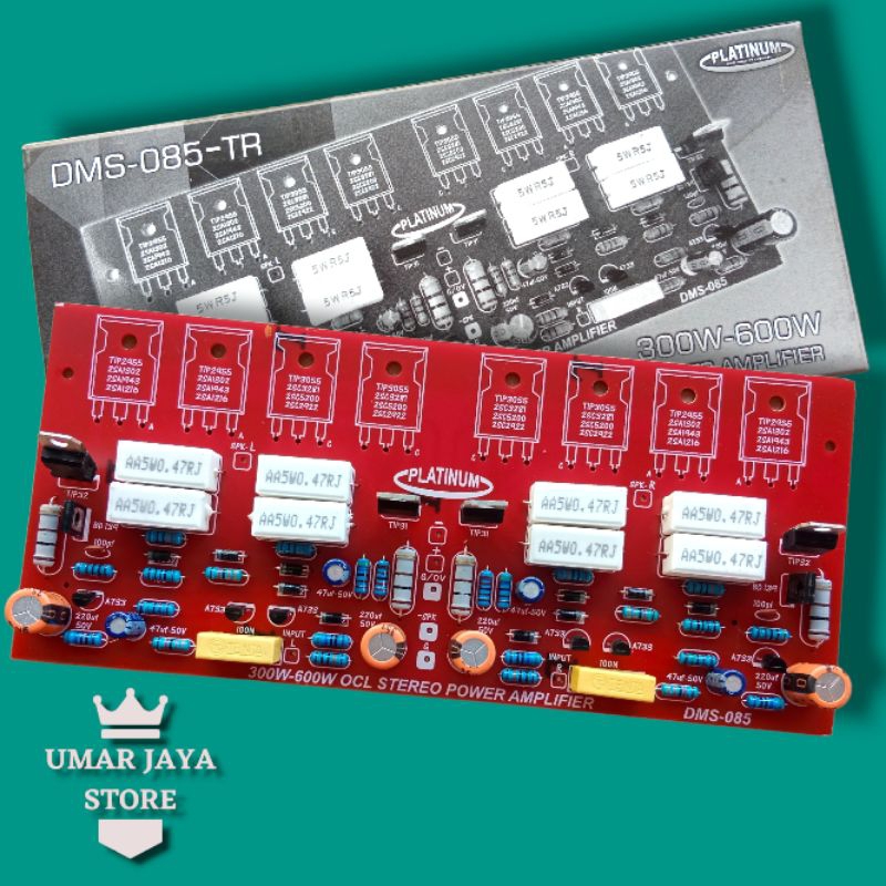 kit driver power ocl amplifier 300watt 600watt  dms 085 tanpa tr final