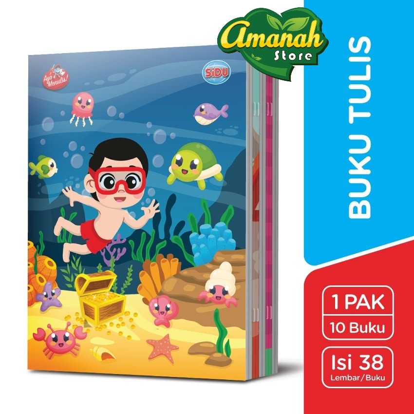 

SIDU BUKU Tulis/Kotak/Halus isi 38 Lembar
