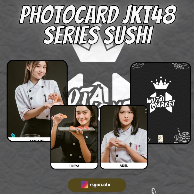 Photocard JKT48 Series Sushi MURAHH