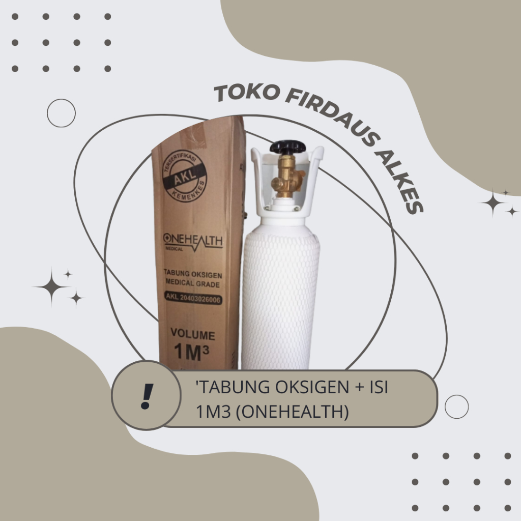 'TABUNG OKSIGEN + ISI 1M3 (ONEHEALTH)