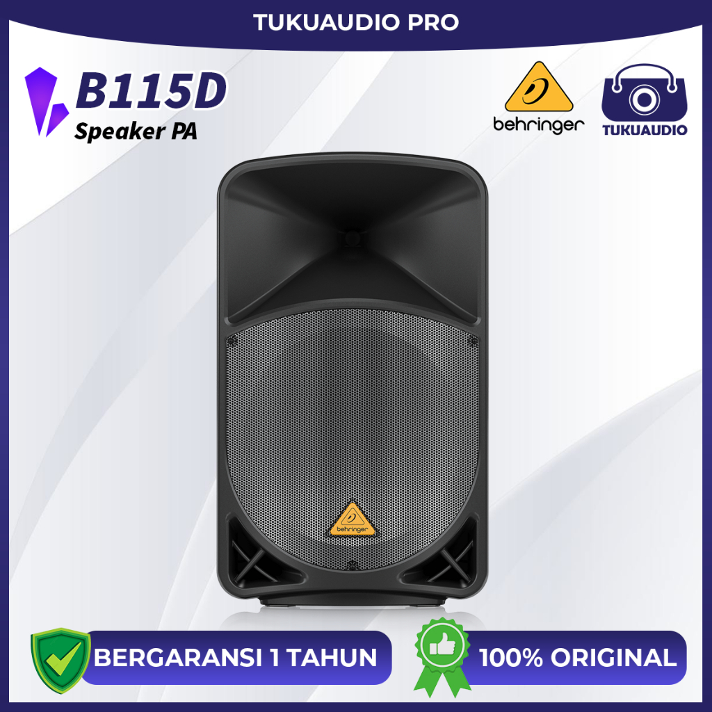 Behringer Eurolive B115D - 1000W 15 Inch Powered Speaker Aktif