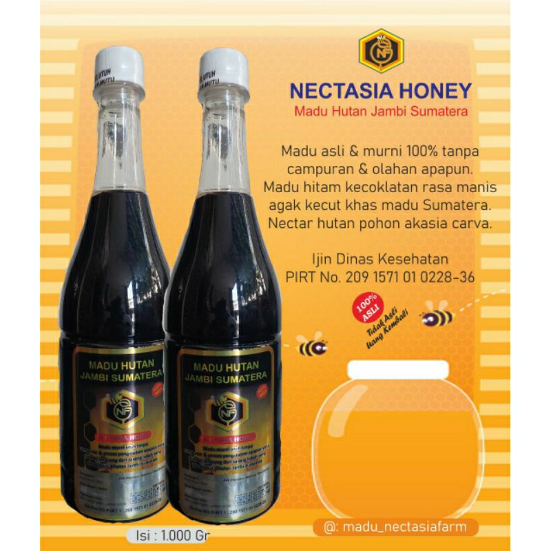 

madu hutan super 1kg dijamin asli 100% tanpa campuran