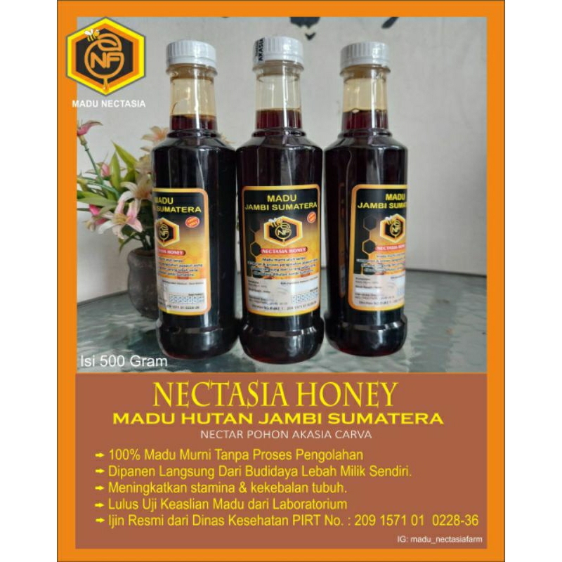 

madu hutan super 500gram asli 100% murni tanpa campuran