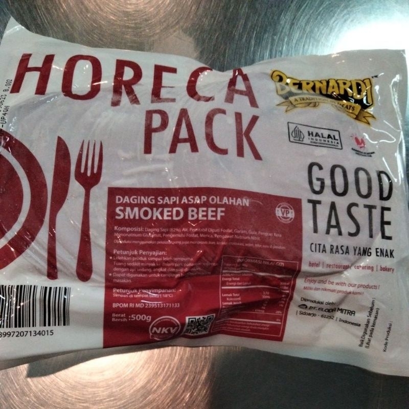 

HORECA SMOKED BEEF BULAT "VP" 500 GR