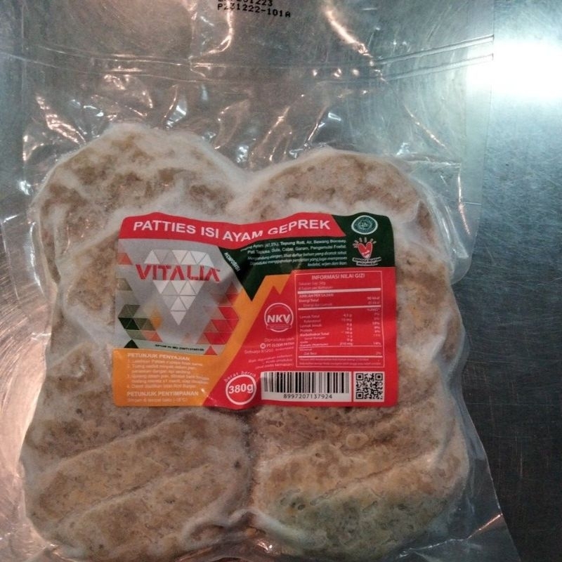 

VITALIA PATTIES ISI AYAM GEPREK 380 GR