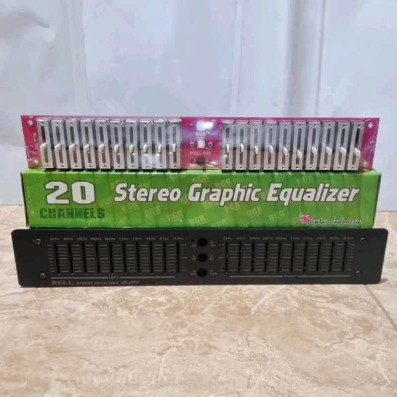 Kit Plus Box Equalizer 20 Ch Stereo Bell BGR 020