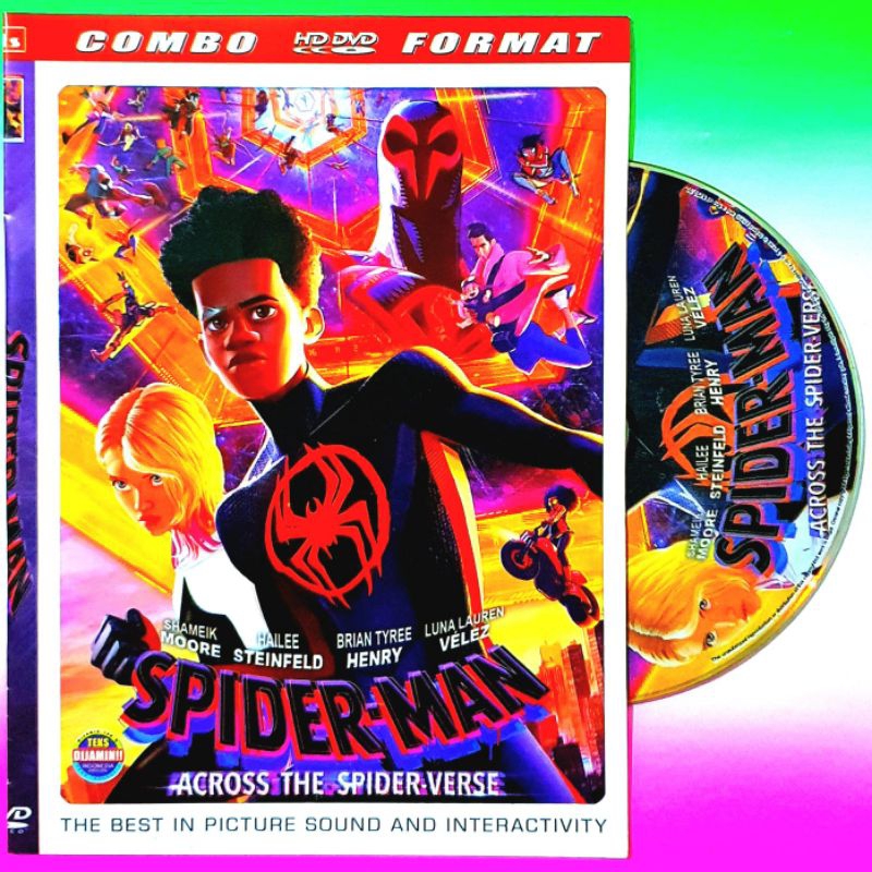 KASET VIDEO FILM SPIDER-MAN ACROSS THE SPIDER VERSE - KASET FILM SPIDERMAN KARTUN ANAK TERBARU