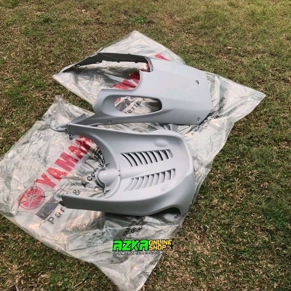 PARLONG DEK PARU DAN DEK KOLONG MIO SPORTY SMILE WARNA ABU TERANG/SILVER ORIGINAL