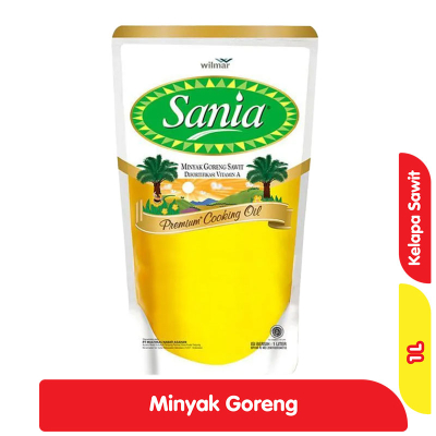 

Sania Minyak Goreng Pouch 1 L