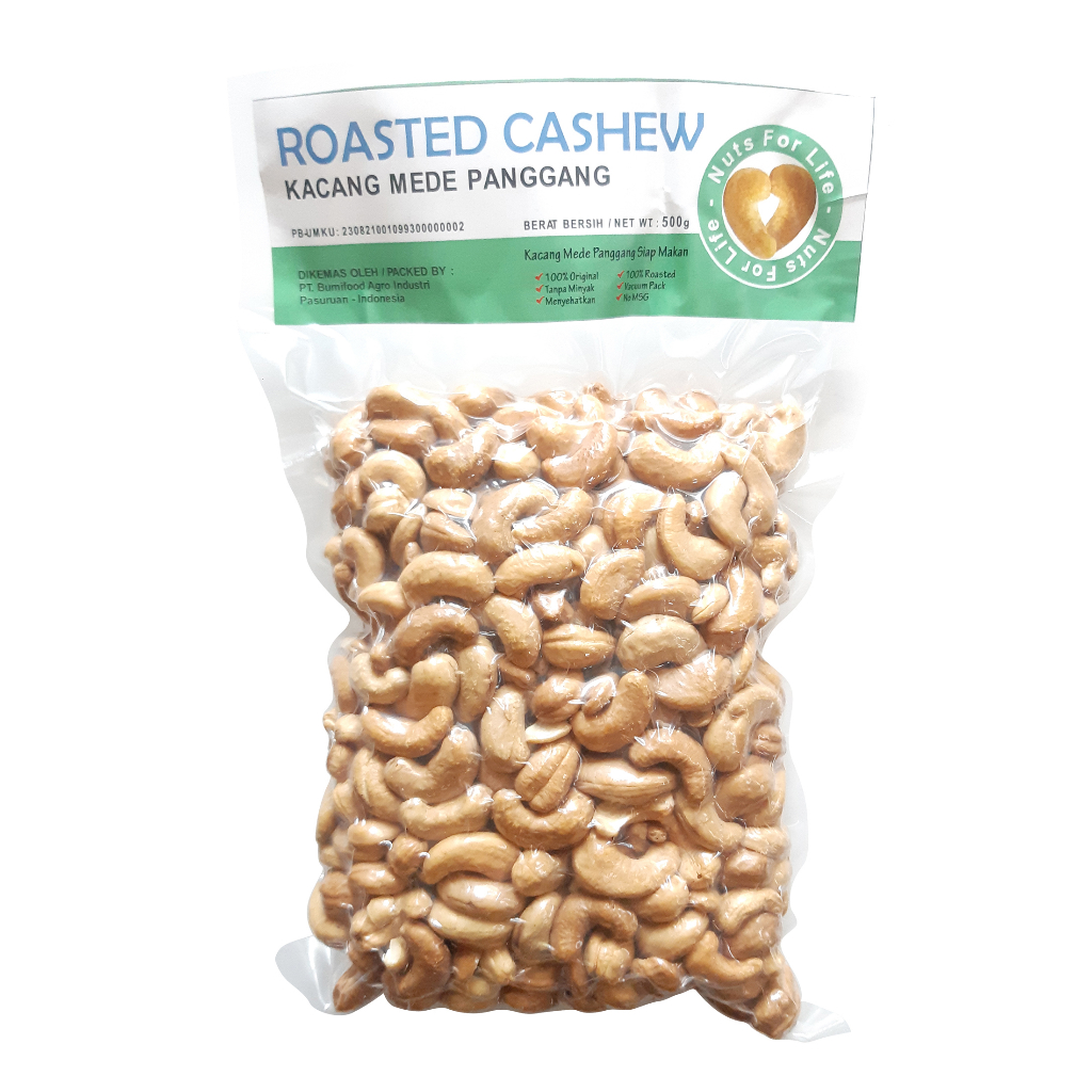 

Kacang Mede Panggang / Roasted Cashew- Original - 500gram