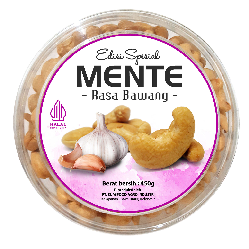 

Kacang Mede Rasa Bawang Manis - 450 g