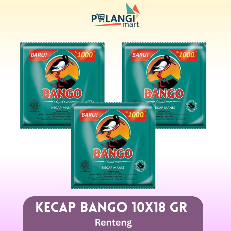 

KECAP BANGO SACHET ISI 12X18 ML