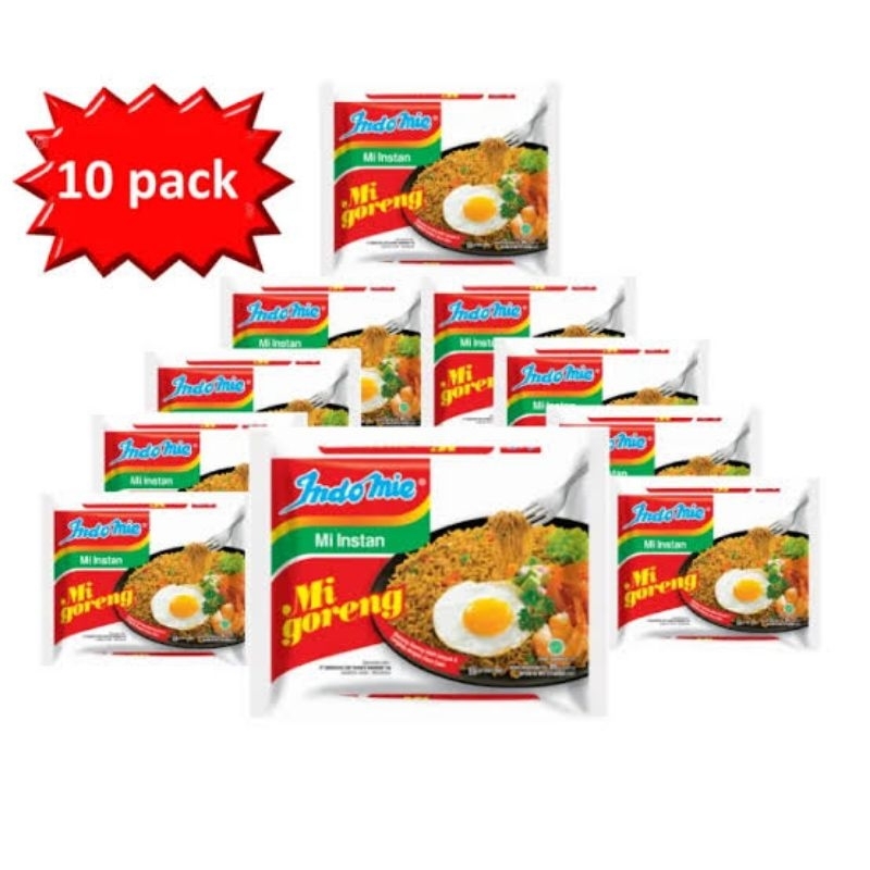 

Indomie goreng 10 pcs