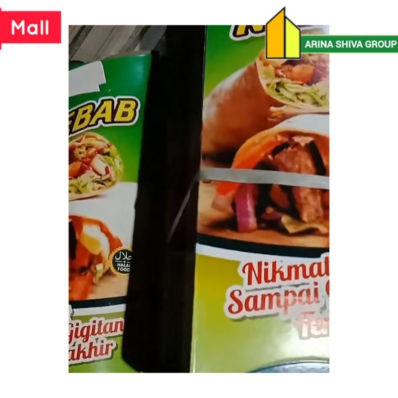 

100 LEMBAR KERTAS KEBAB TARIKAN UKURAN 24 × 9,2 CM KARTON HIGH QUALITY TEBAL PRODUK TERBARU | KOTAK KEBAB KEKINIAN | DUS KEBAB VIRAL TIKTOK | KEMASAN KEBAB | BOX KEBAB 100 PCS MURAH | CENTRAL JAYA ABADI | ARINA SHIVA GROUP 6214
