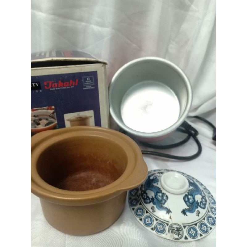 Slow cooker Takahi 0.7 liter alat masak bubur bayi preloved