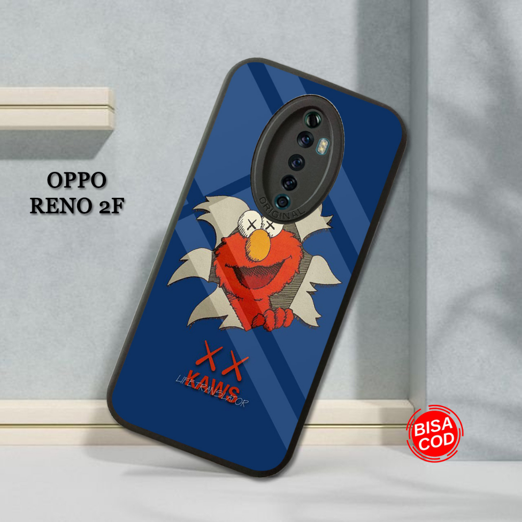 Case OPPO RENO 2F TERBARU - Casing OPPO RENO 2F TERBARU SevenCase [ KAWS ] Casing Hp Aesthetic Kesin