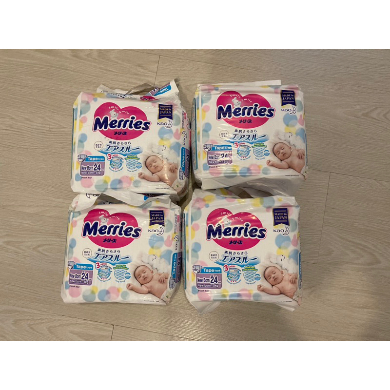 Merries NB24 Perekat Popok Bayi Premium 1 dus SUPER MURAH