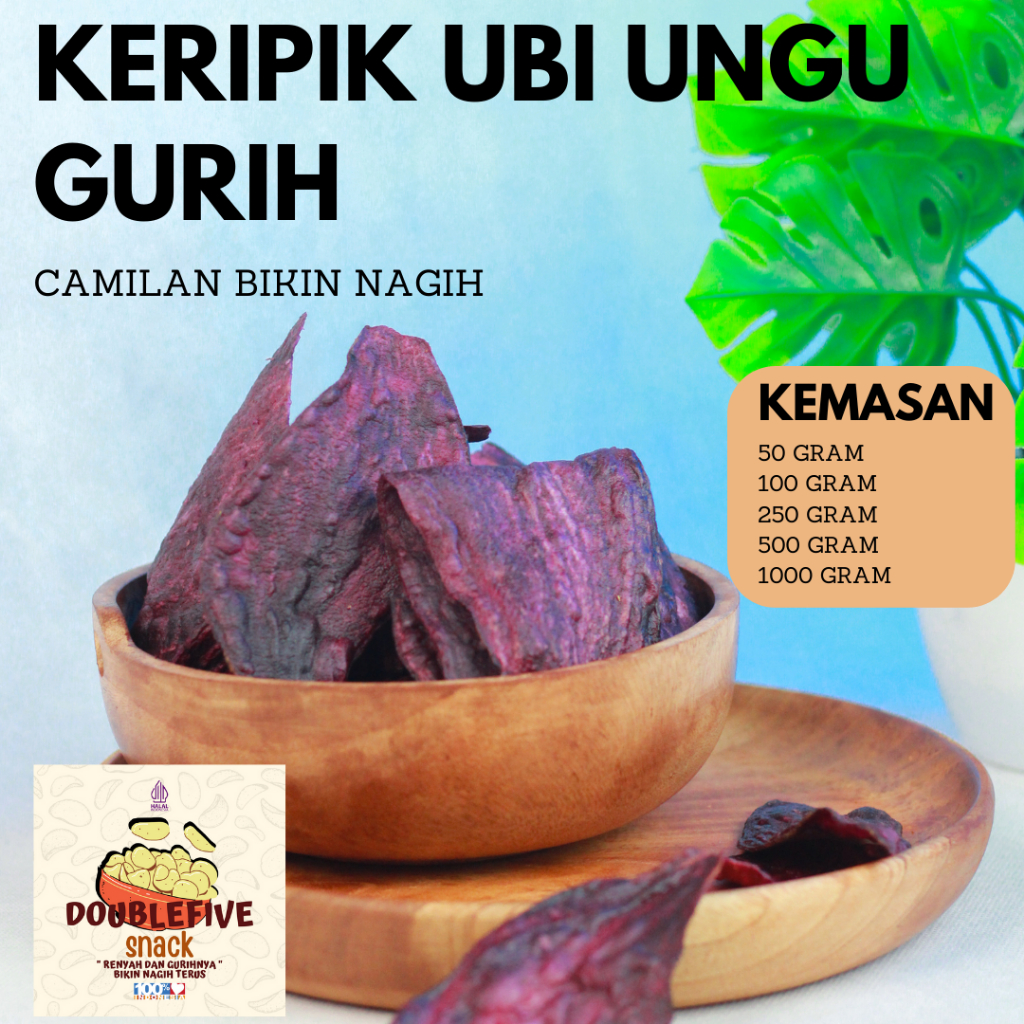 

KERIPIK UBI UNGU 500gr / KERIPIK UBI KILOAN / KERIPIK KETELA / KERIPIK UBI MANIS