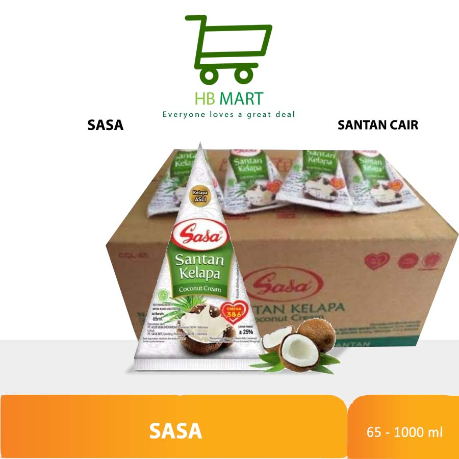 

Santan Cair Sasa 32 X 65Ml Per Dus