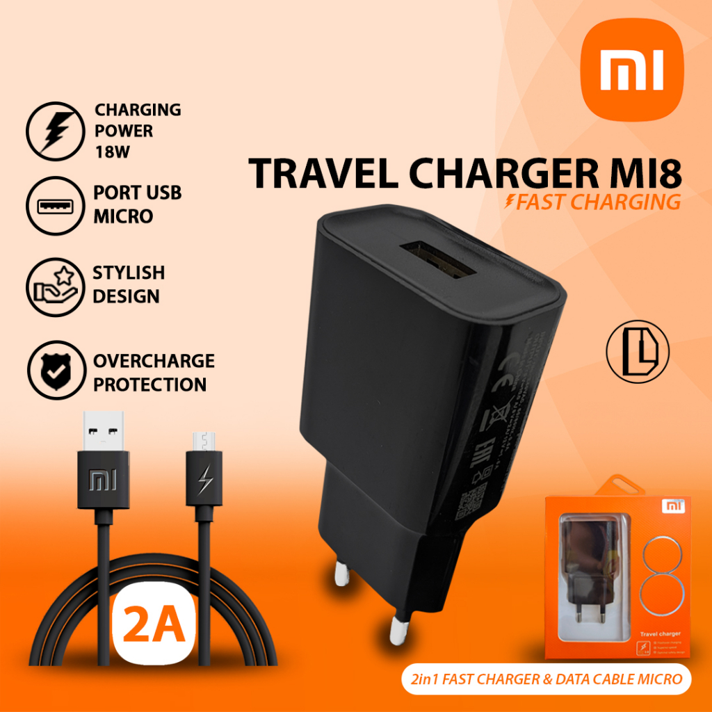 Charger Xiaomi Mi8 Fast Charging 18 Watt