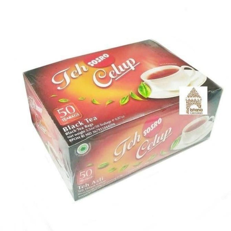 

teh celup sosro isi 50pcs GRATIS teh celup 2in1 isi 5pcs (3 pak)